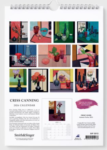 2026 Criss Canning Wall Calendar