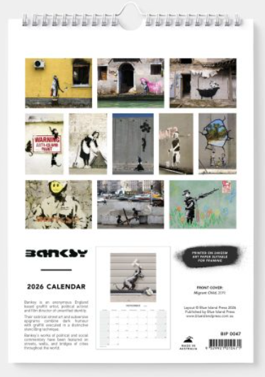 2026 Banksy Wall Calendar