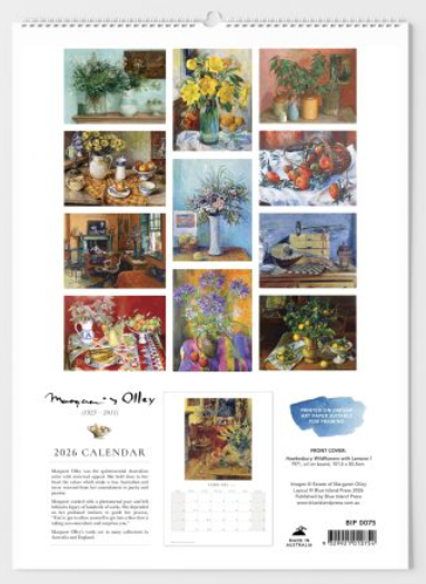 2026 Margaret Olley Large Wall Calendar