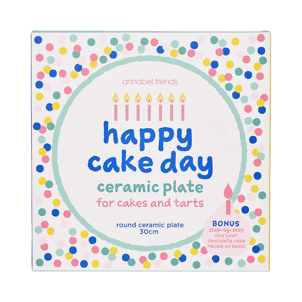 Happy Cake Day Serving Plate