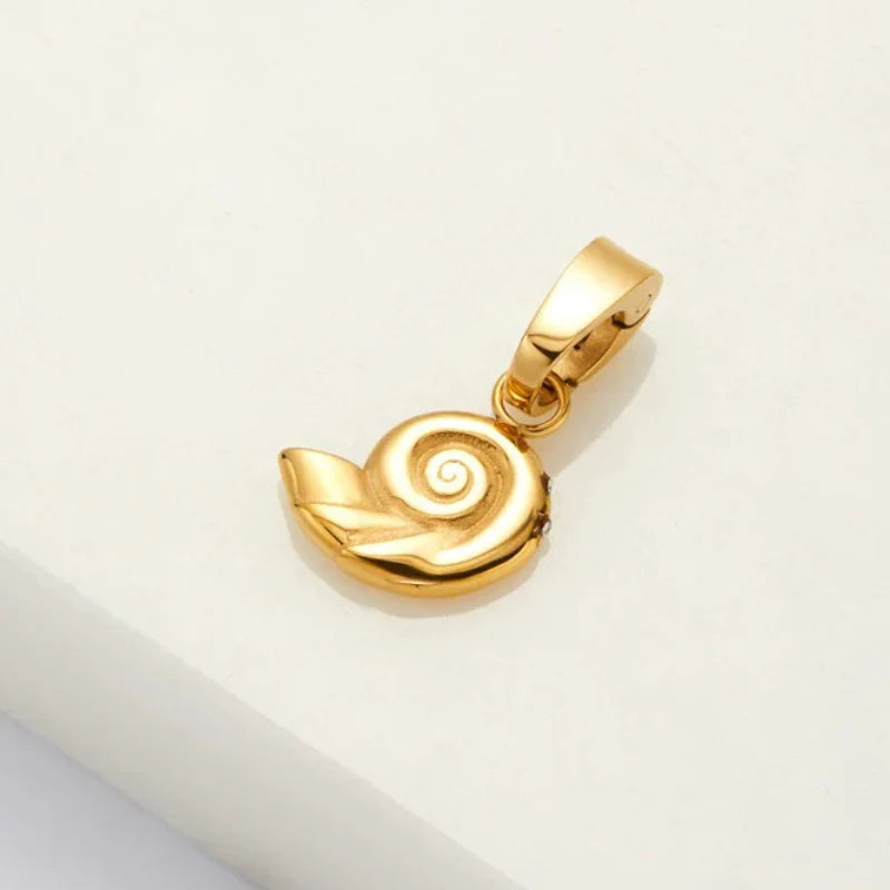 Shell Charm - Gold - Charm