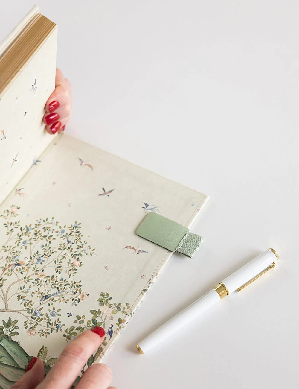 Linen Bound Journal - Spring Landscape