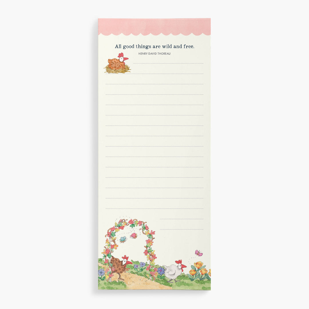 Twigseeds List Notepad - Chickens