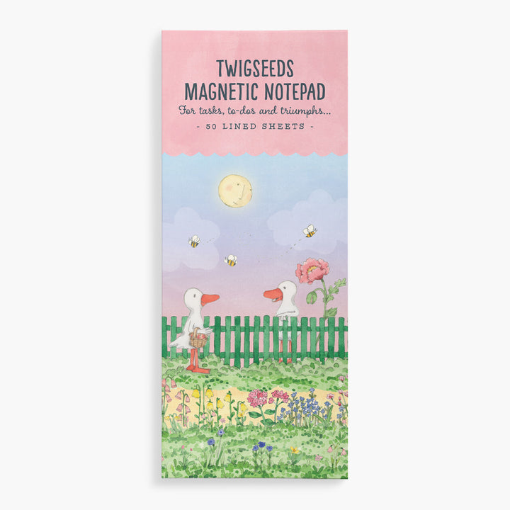 Twigseeds Magnetic List Notepad- Garden Fence
