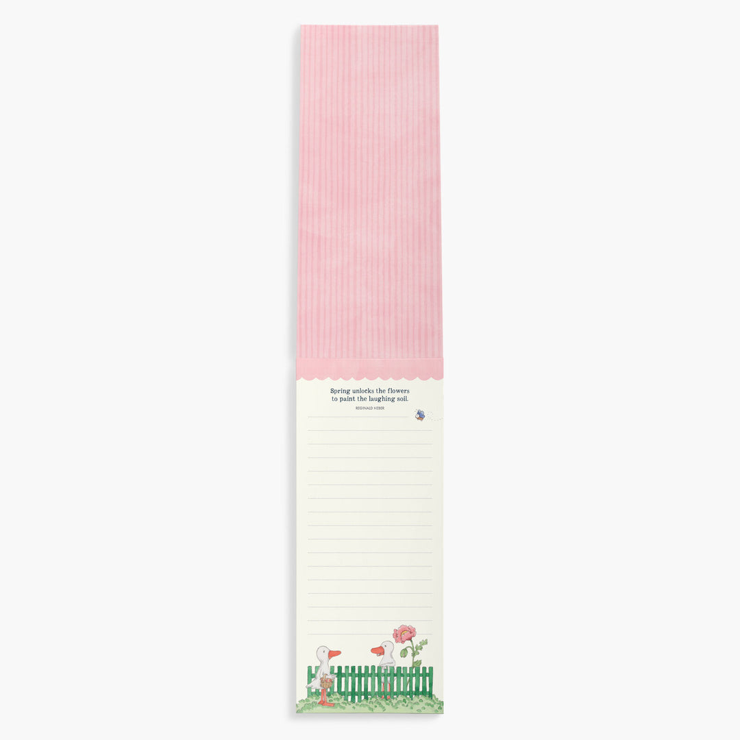 Twigseeds Magnetic List Notepad- Garden Fence