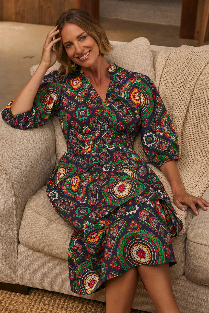 Stella Dress - Aztec
