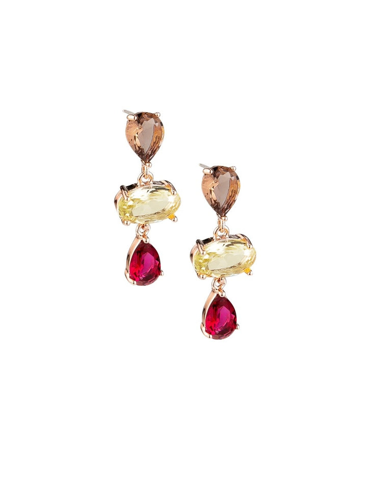 Tiger Tree Winter Nights Crystal Earrings