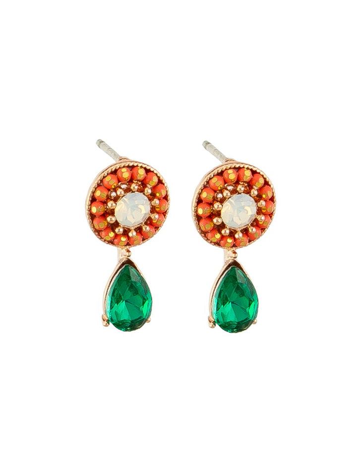 Tiger Tree Emerald Emily Earrings