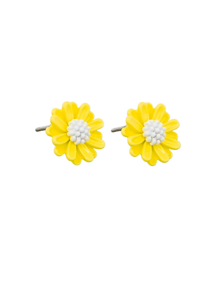 Tiger Tree Lemon Seaside Daisy Earrings