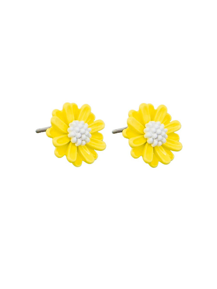 Tiger Tree Lemon Seaside Daisy Earrings