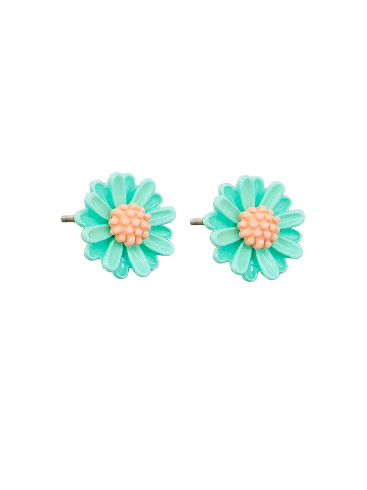 Tiger Tree Mint Seaside Daisy Earrings
