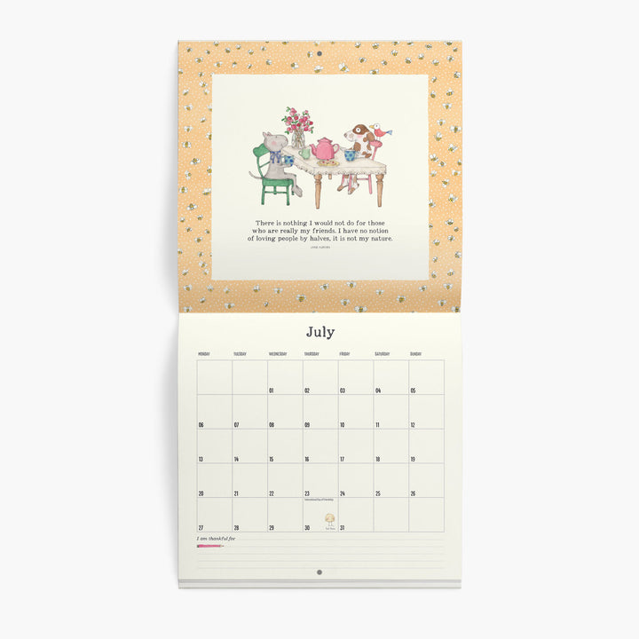 Twigseeds 2026 Wall Calendar