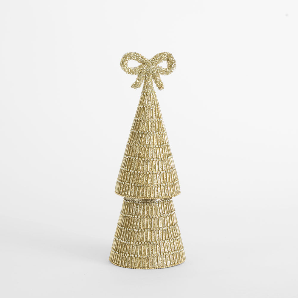 Tiffany-Gold-Small-Tiered-Beaded-Christmas-tree

