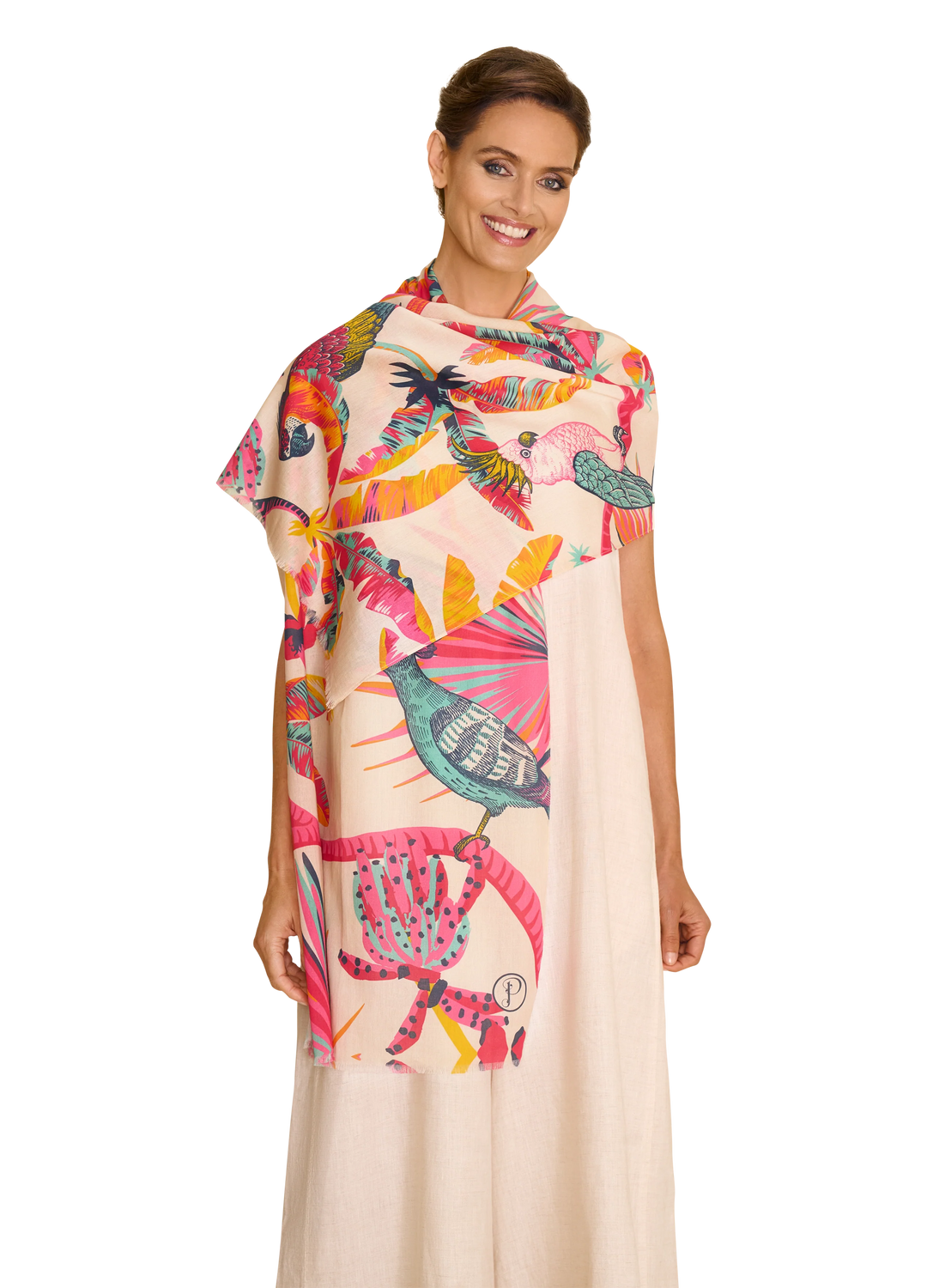 Tropical Paradise Cotton Scarf