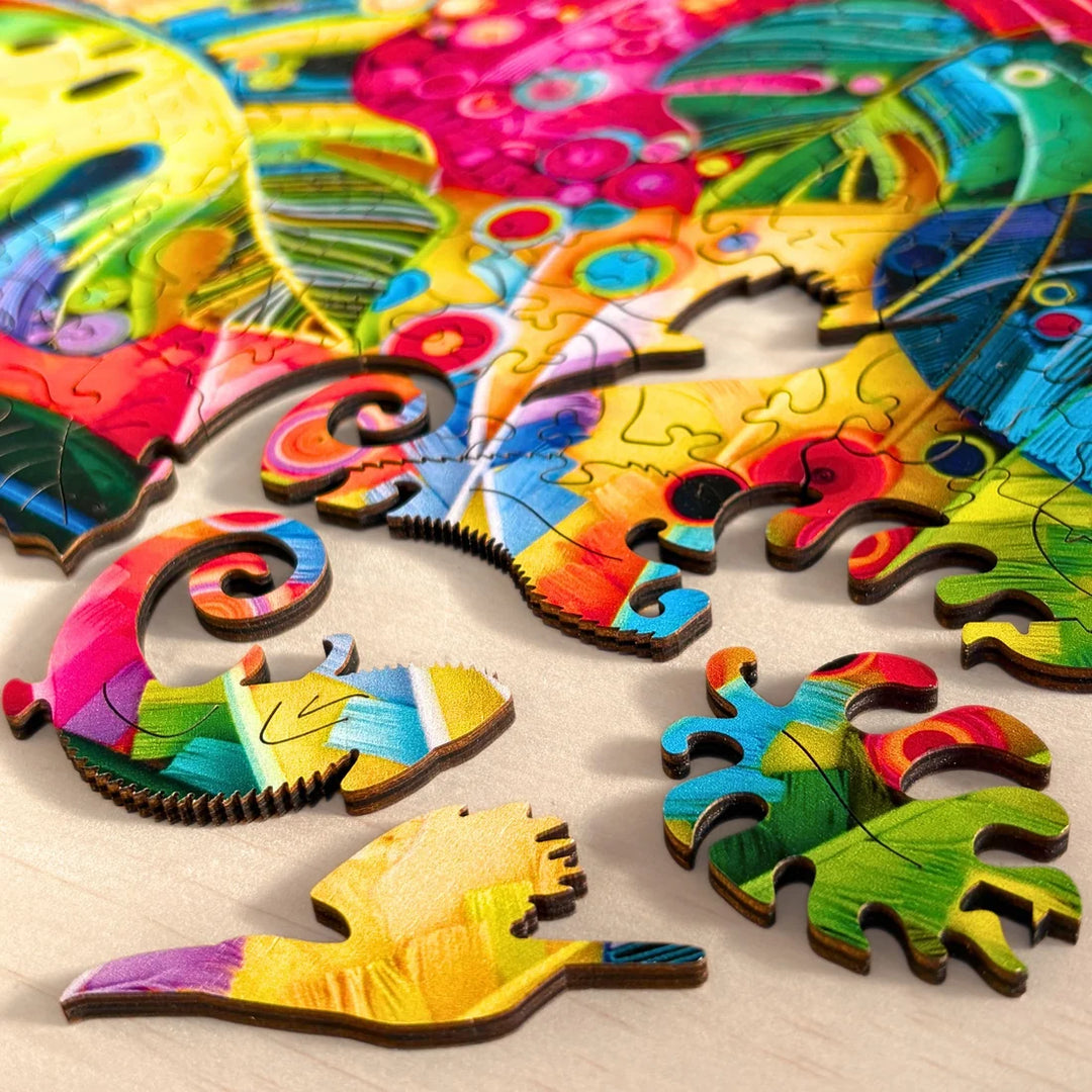 Tropical Vibes - 601 pcs - Wooden Puzzle