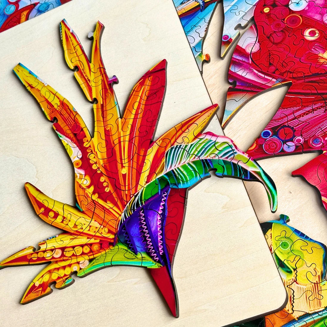 Tropical Vibes - 601 pcs - Wooden Puzzle