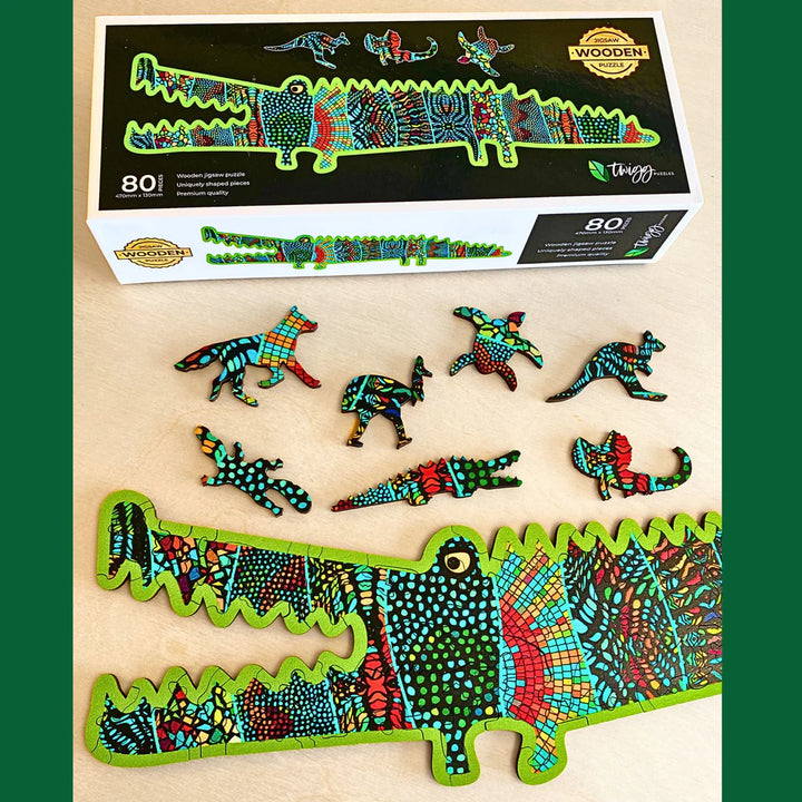 Mr Croc Jigsaw Puzzle - 80 pcs