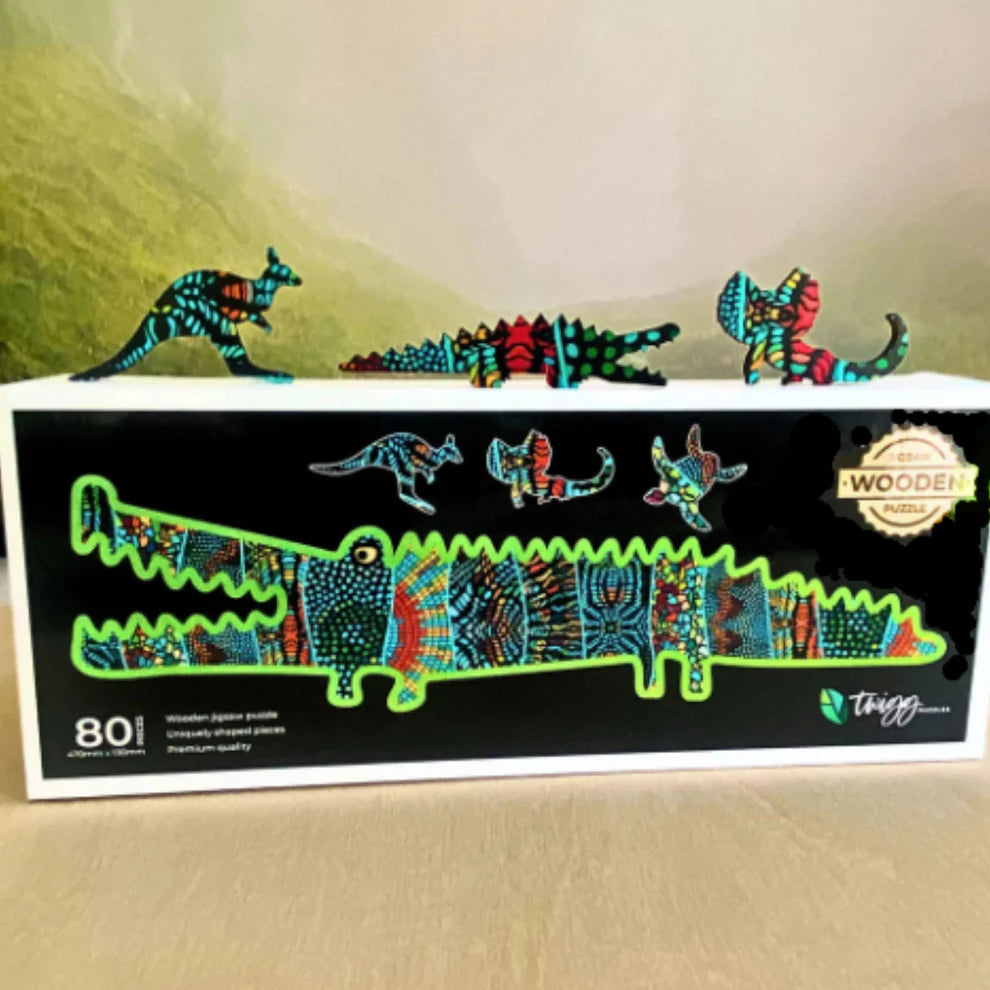 Mr Croc Jigsaw Puzzle - 80 pcs