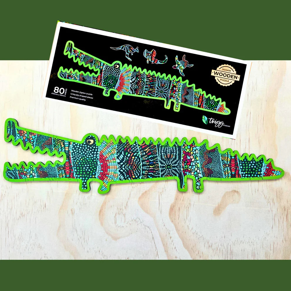 Mr Croc Jigsaw Puzzle - 80 pcs