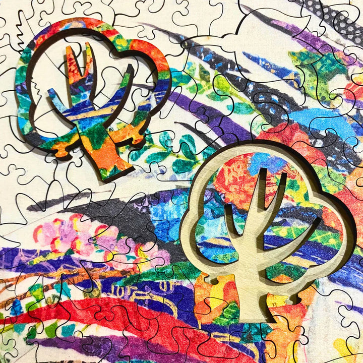 Wooden Jigsaw Puzzle - 389 pieces - Black Cockatoo