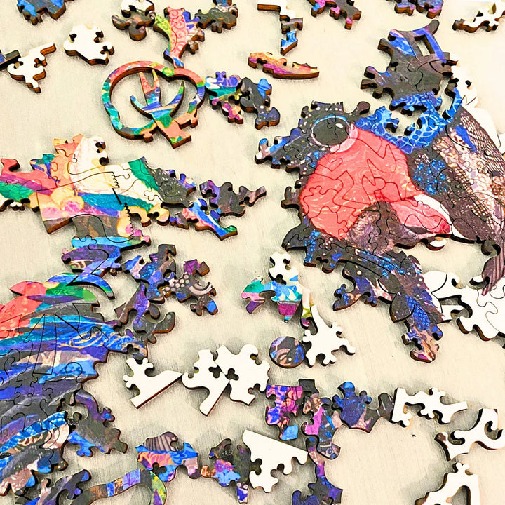 Wooden Jigsaw Puzzle - 389 pieces - Black Cockatoo