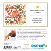 RSPCA Charity Christmas Card Pack - Floral Christmas