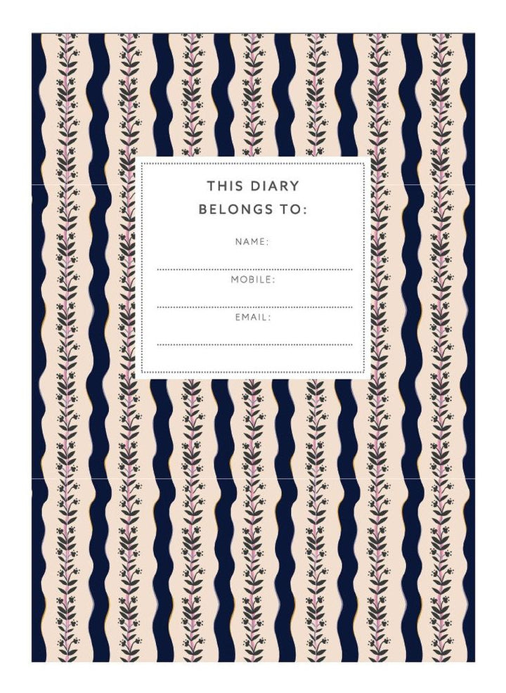 Cath Kidston 2024 A5 Diary - London Wisteria