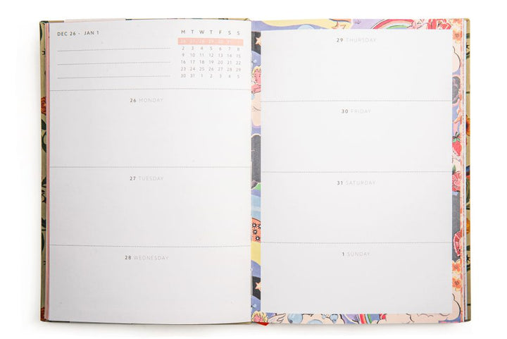 Cath Kidston 2024 A5 Diary - London Wisteria