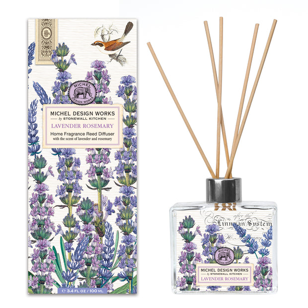 Michel Design Works Lavender Rosemary Home Fragrance Reed Diffuser