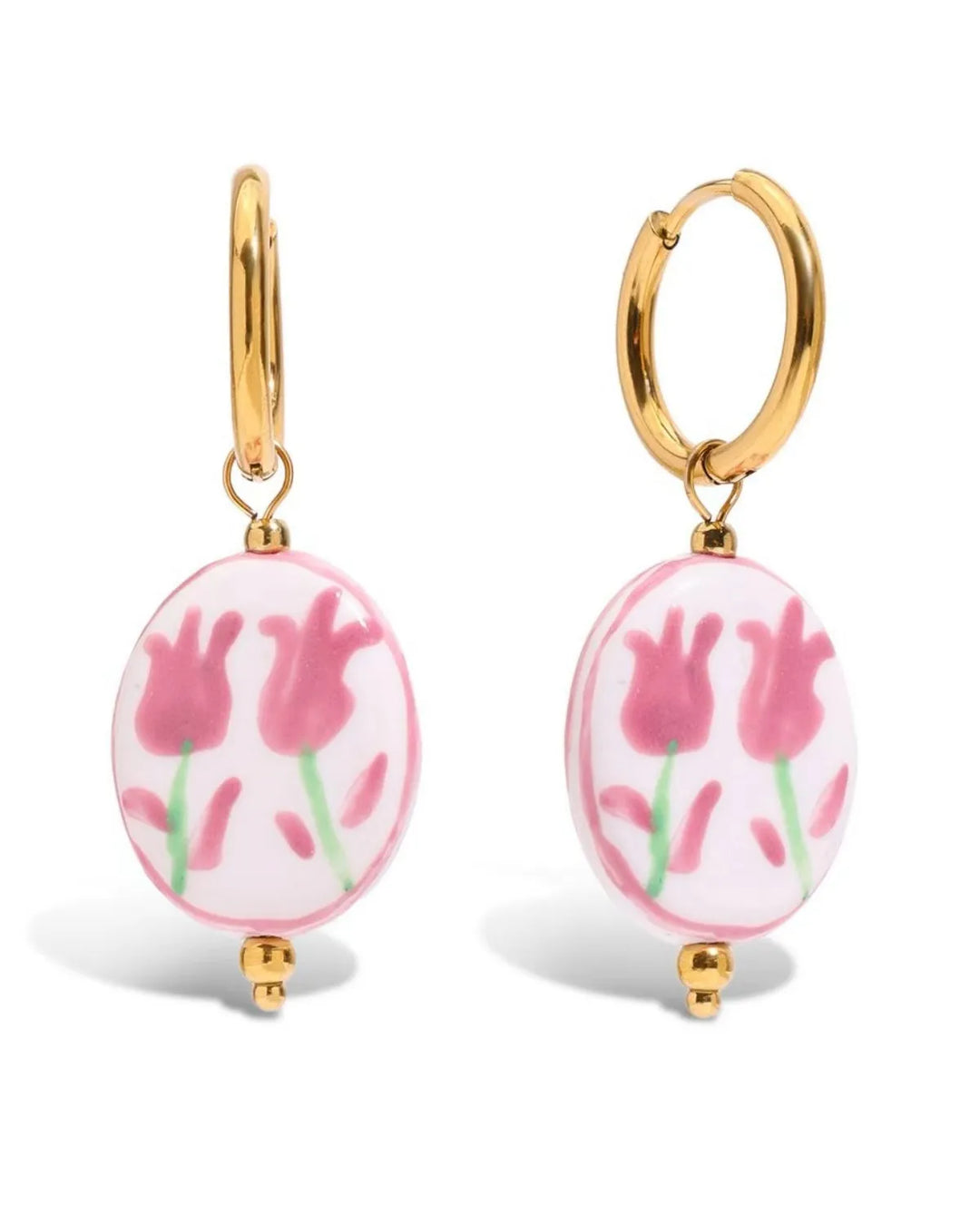 Victoria Cameo Tulip Dangle Earring