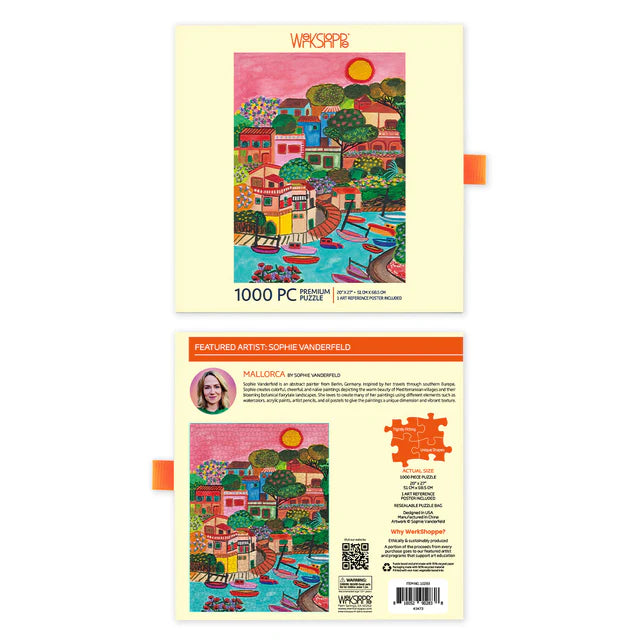 WerkShoppe 1000 Pc Puzzle - Mallorca - Slip Box