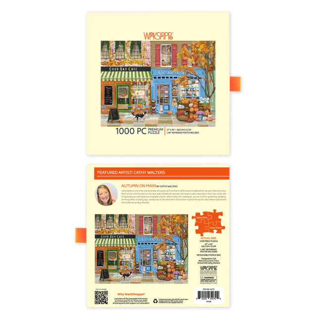 1000 Pc Puzzle - Autumn on Main - Slip Box