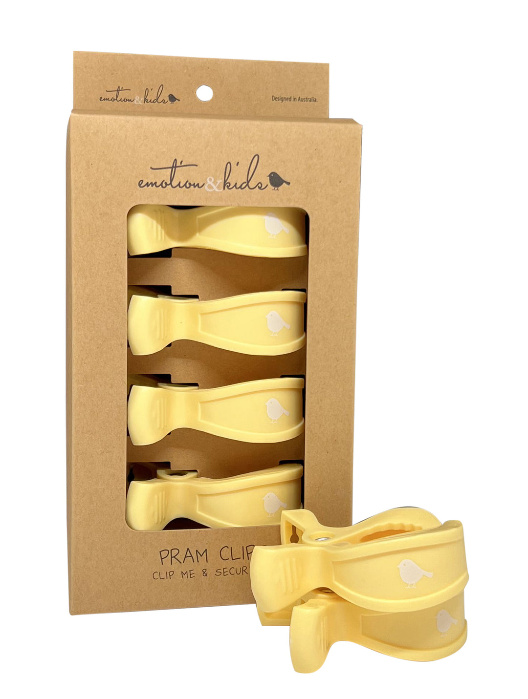 Buttermilk 4 Pack Pram Clips