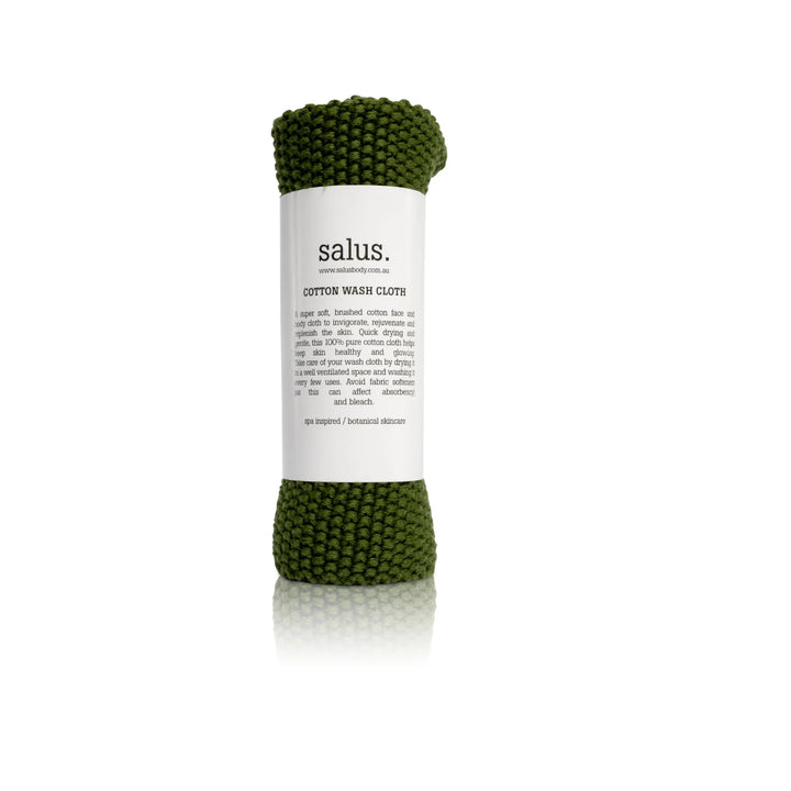 Cotton Wash Cloth  - Green