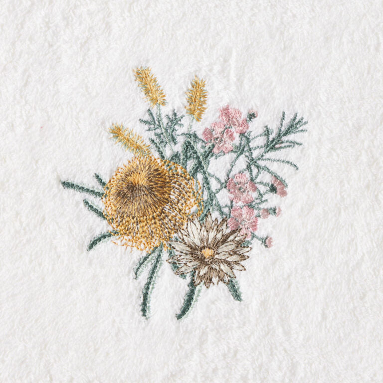 Wattle & Bloom Hand Towel