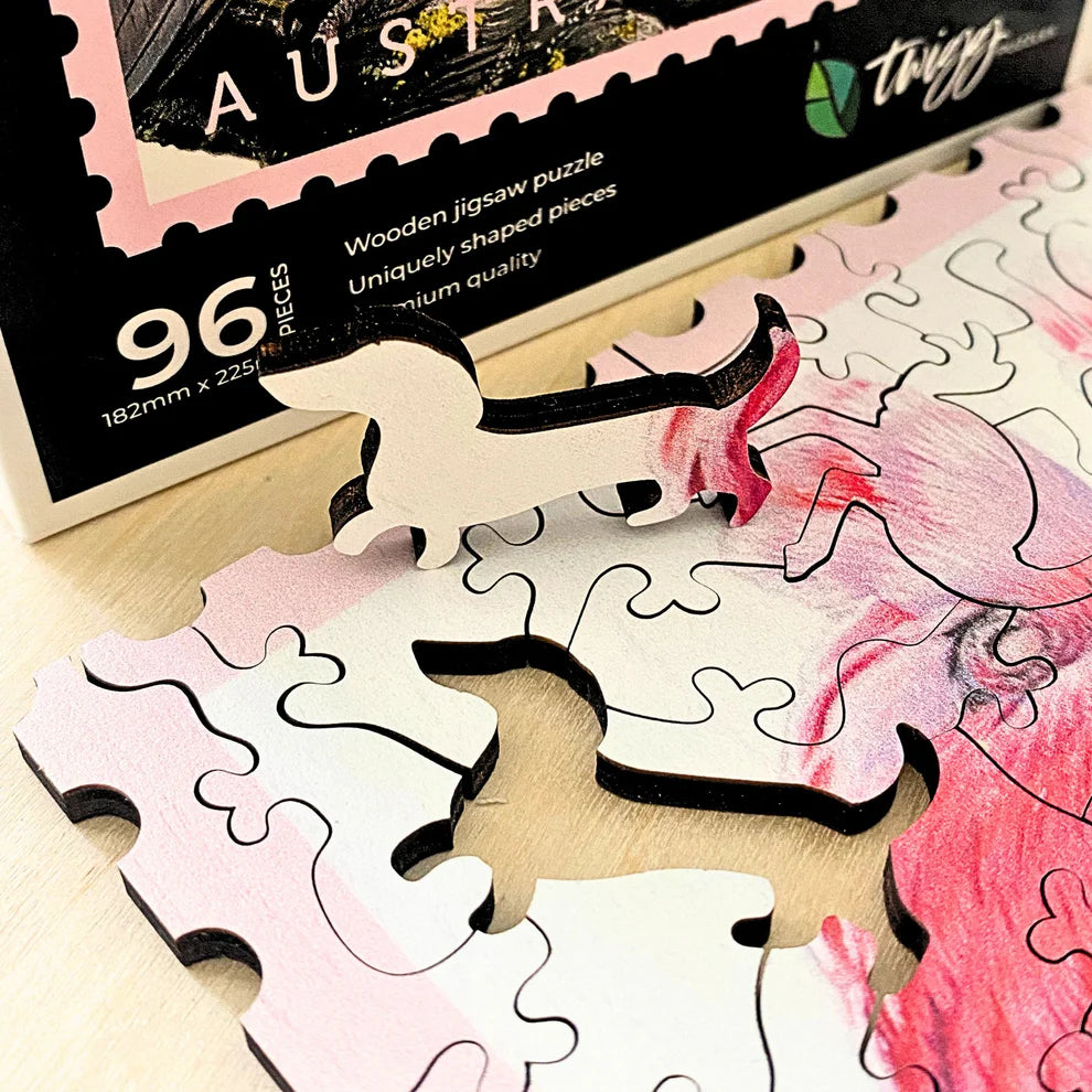 Wooden Puzzle - 96 pieces - In Good Company