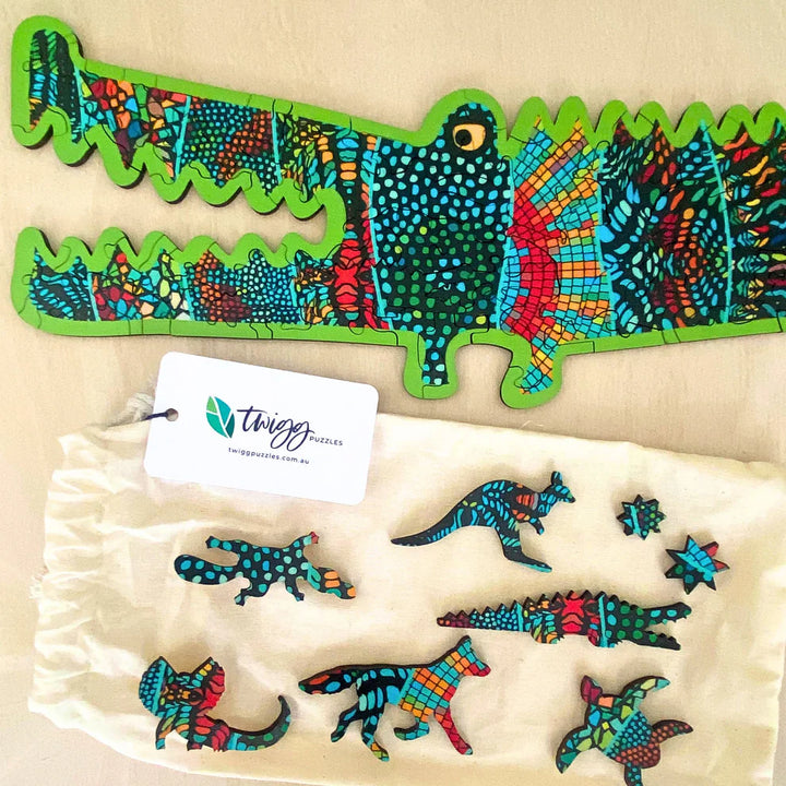 Mr Croc Jigsaw Puzzle - 80 pcs