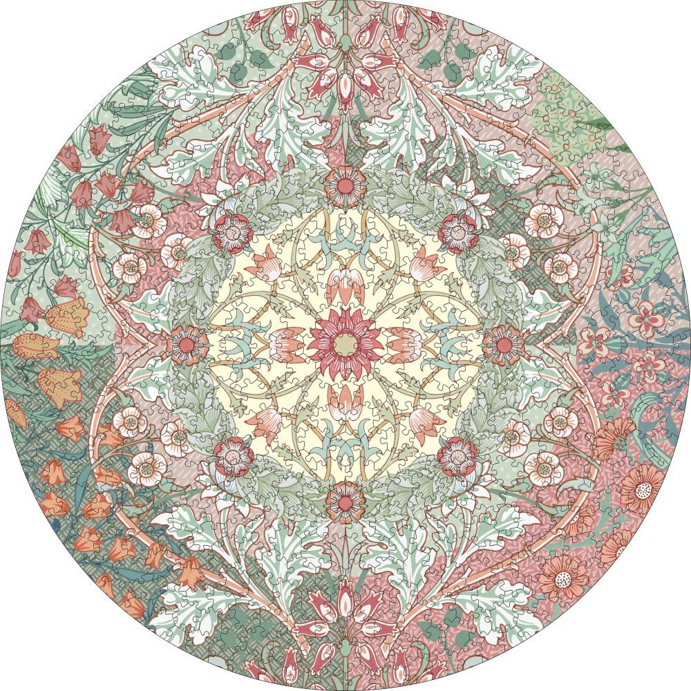 William Morris Circular 500pc Jigsaw Puzzle