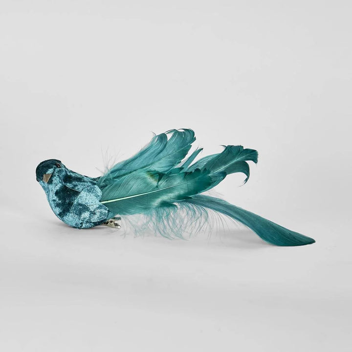 Delicia Blue Clip on Bird - Set of 6