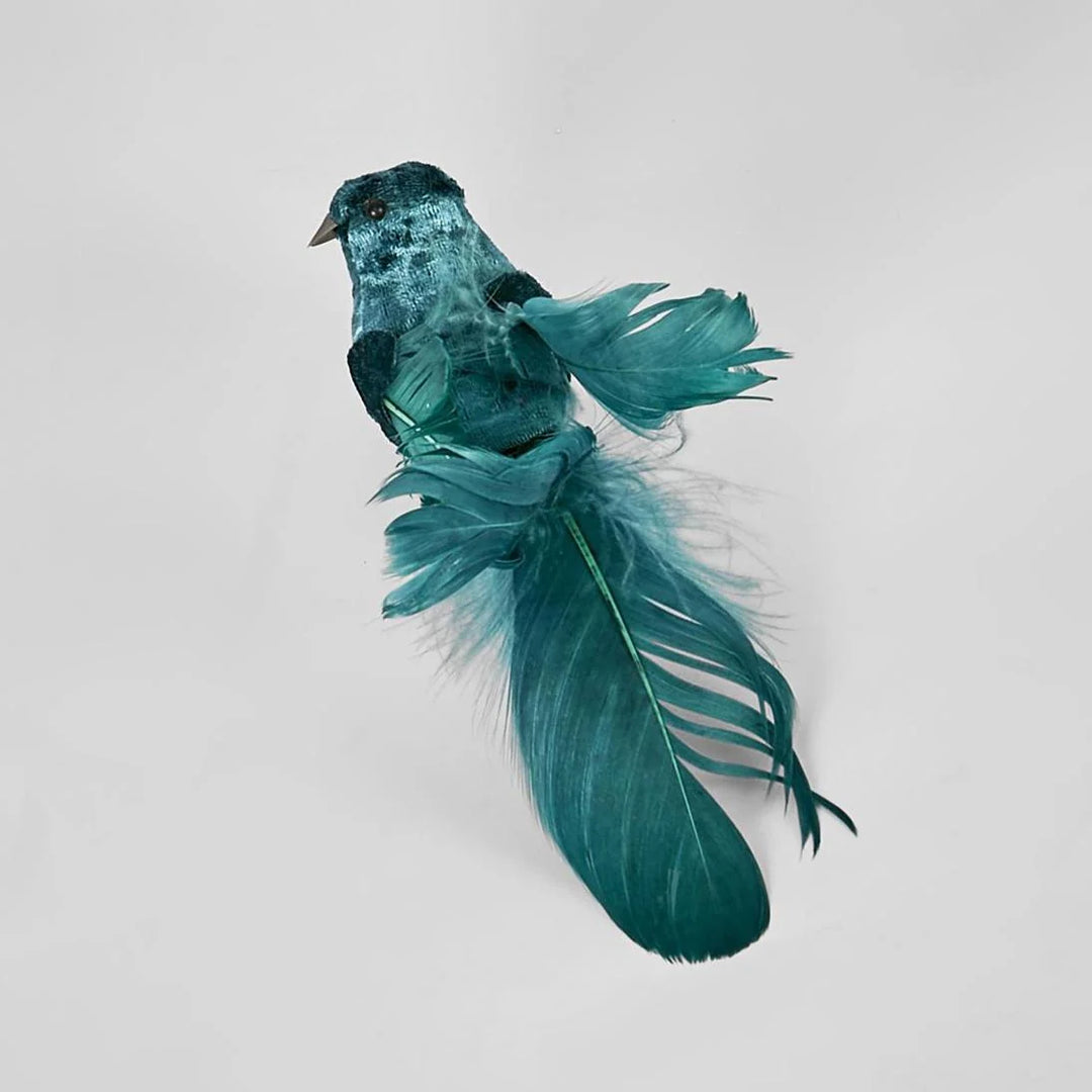 Delicia Blue Clip on Bird - Set of 6