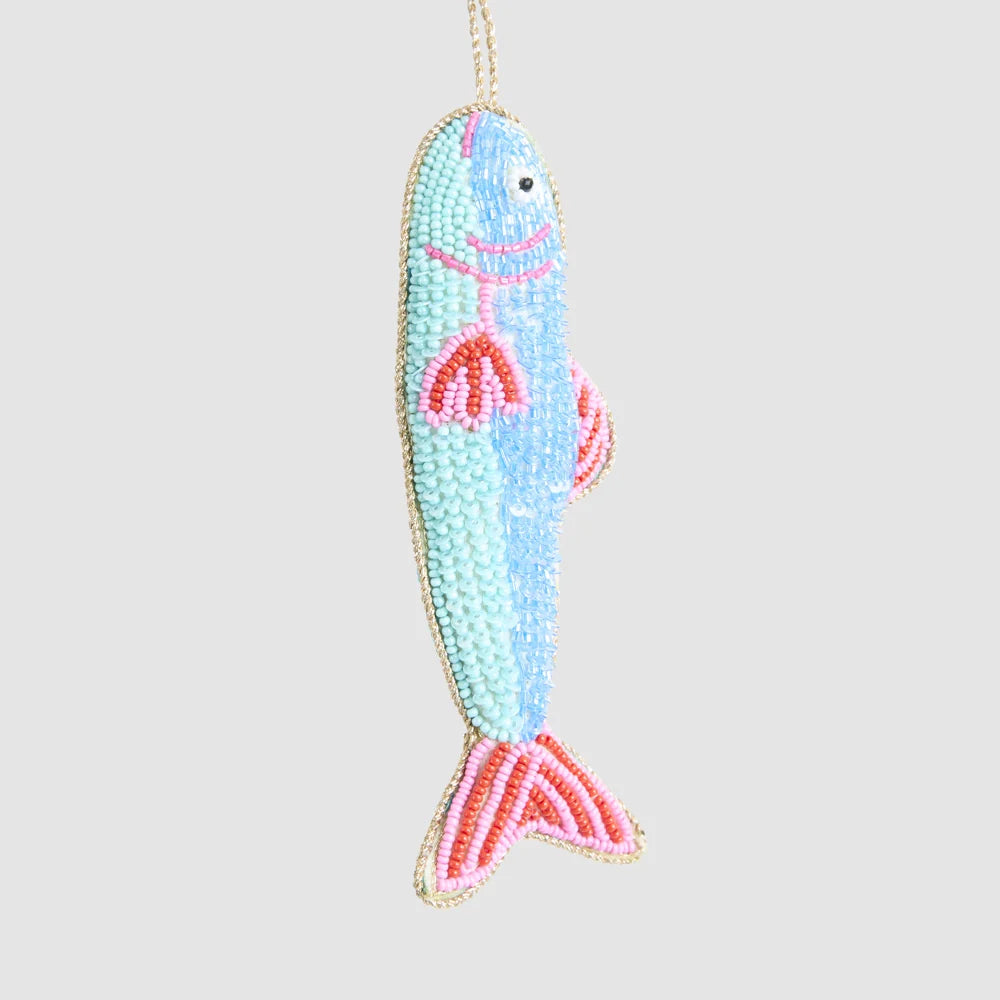 Ciao Bella Fish Decoration Blue Pink