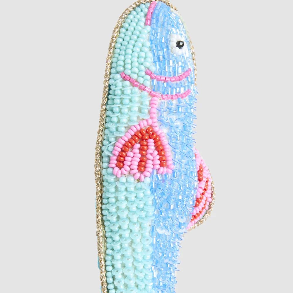 Ciao Bella Fish Decoration Blue Pink