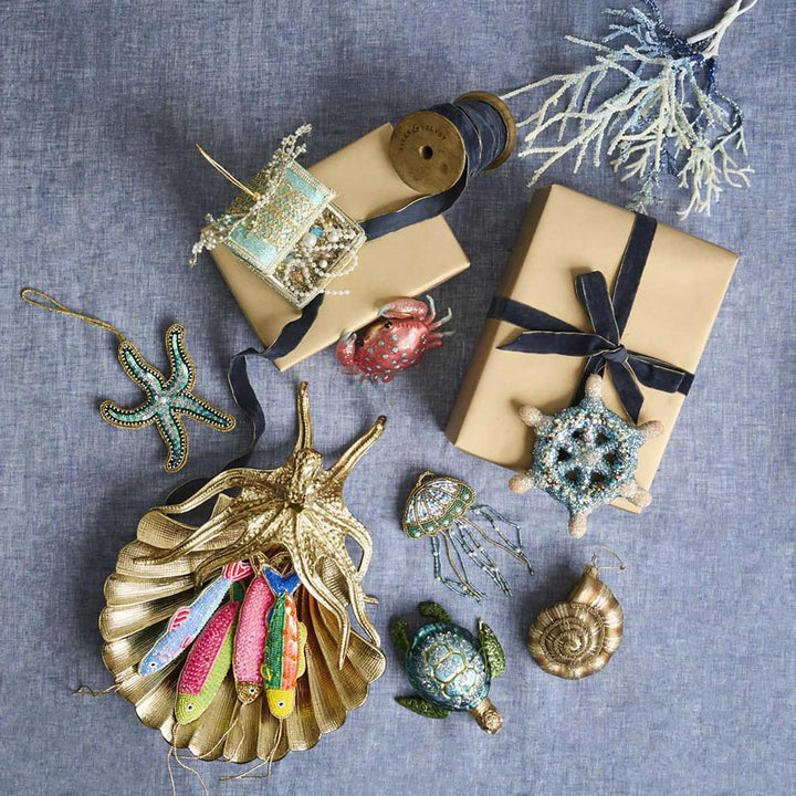 Ciao Bella Fish Decoration Blue Pink