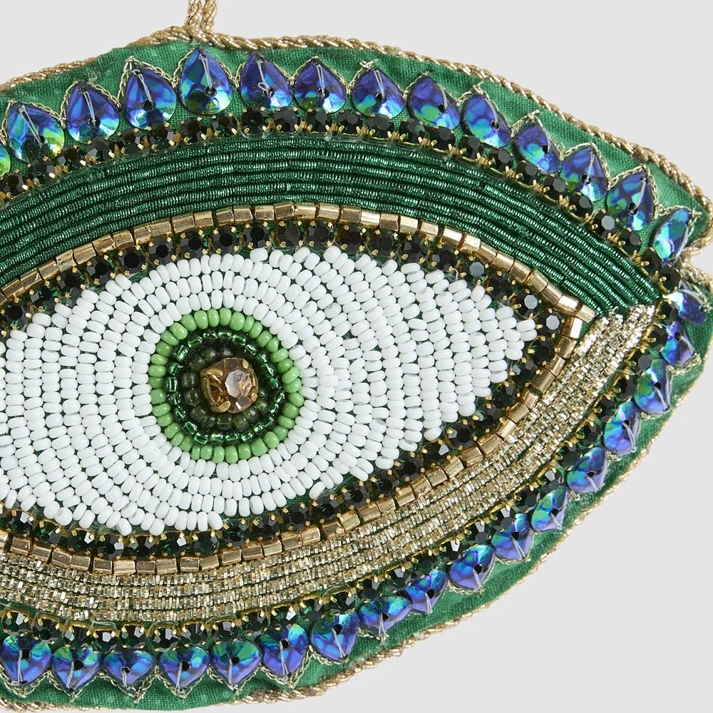 Eye Spy Green Hanging Decoration