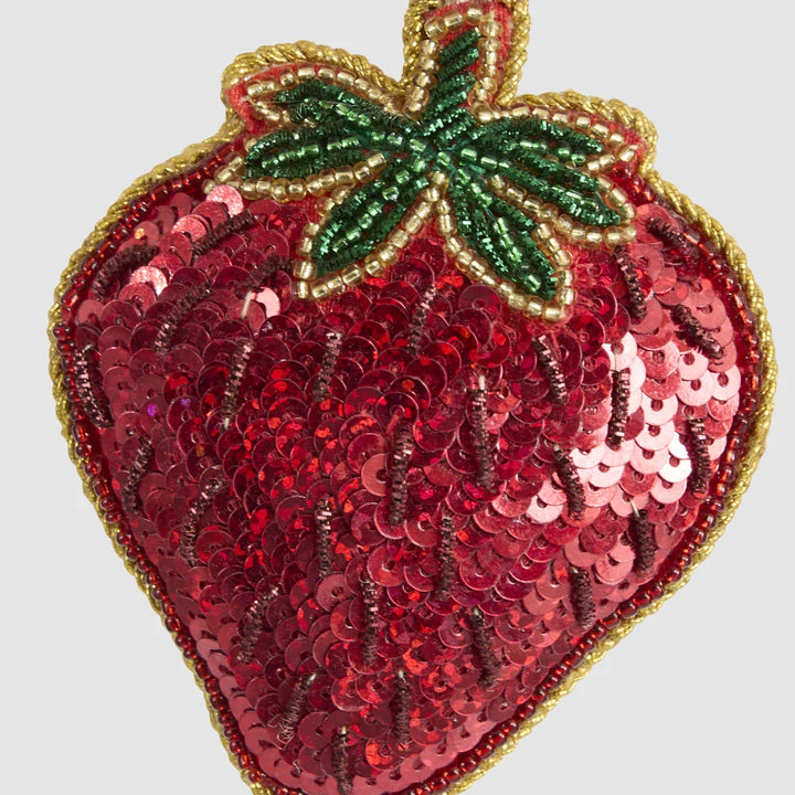 Ciao Bella! Sequin Strawberry Decoration