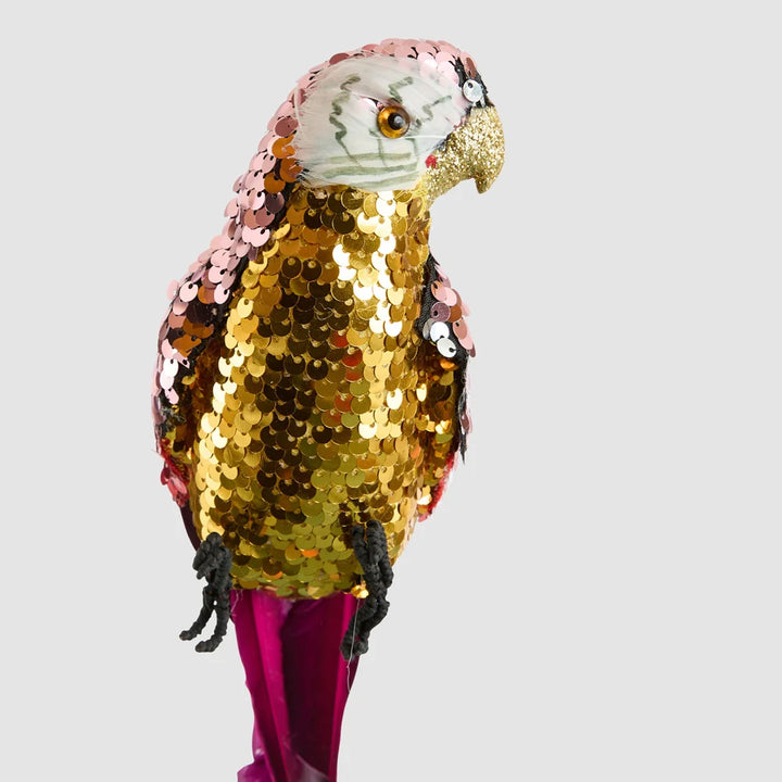 Donatella Sequin Parrot Pink