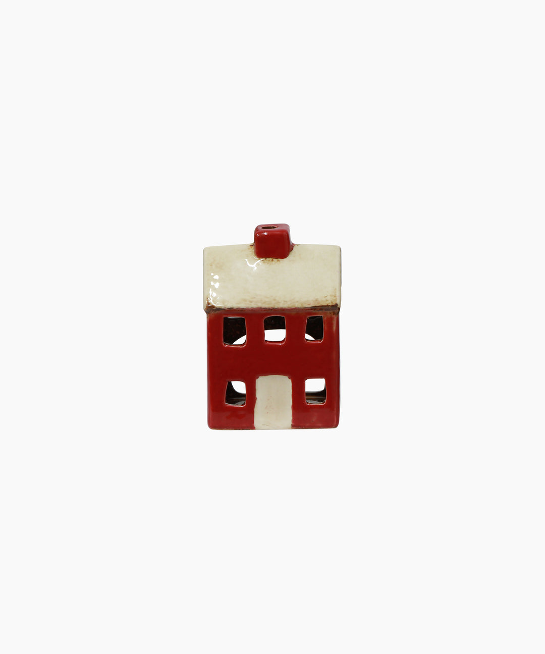 Alsace Petite Tea Light Chalet Red Cream