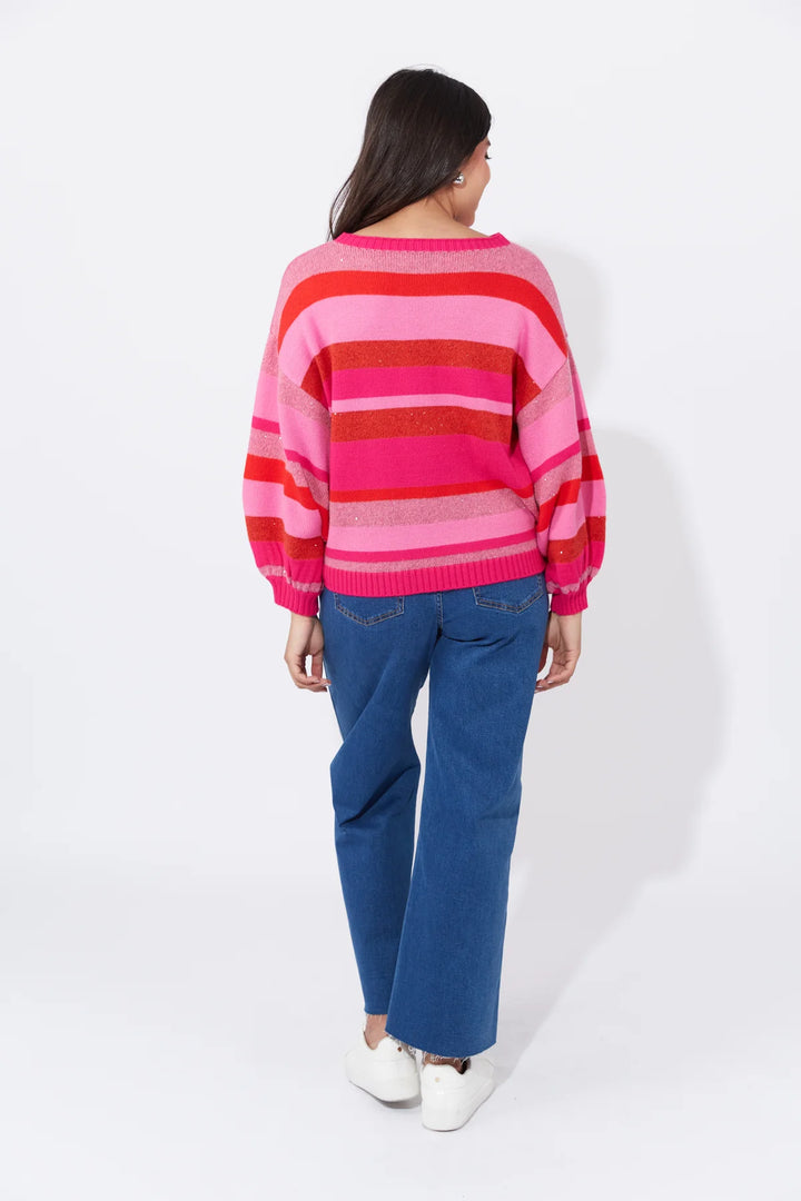 Yuma Jumper - Chilli / Pink