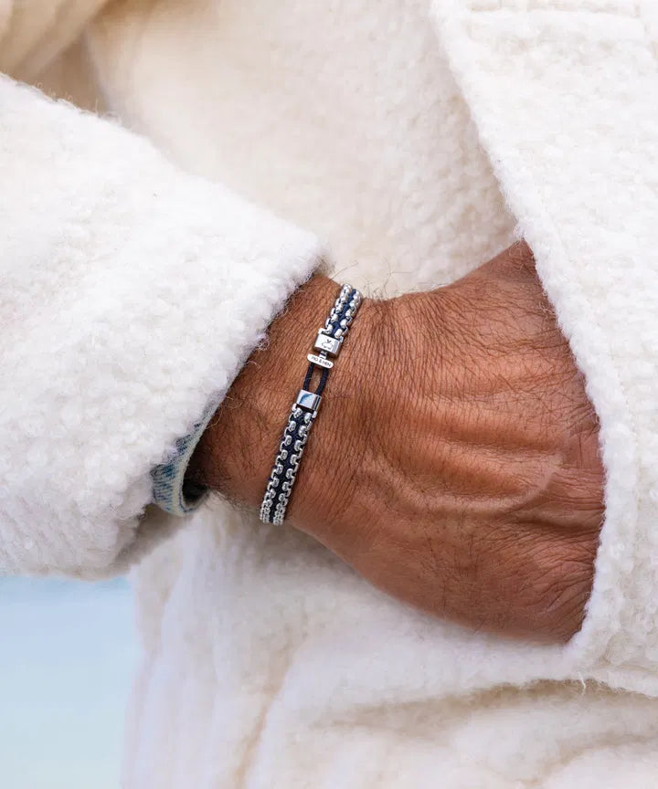 Catena Venetian Navy & Silver