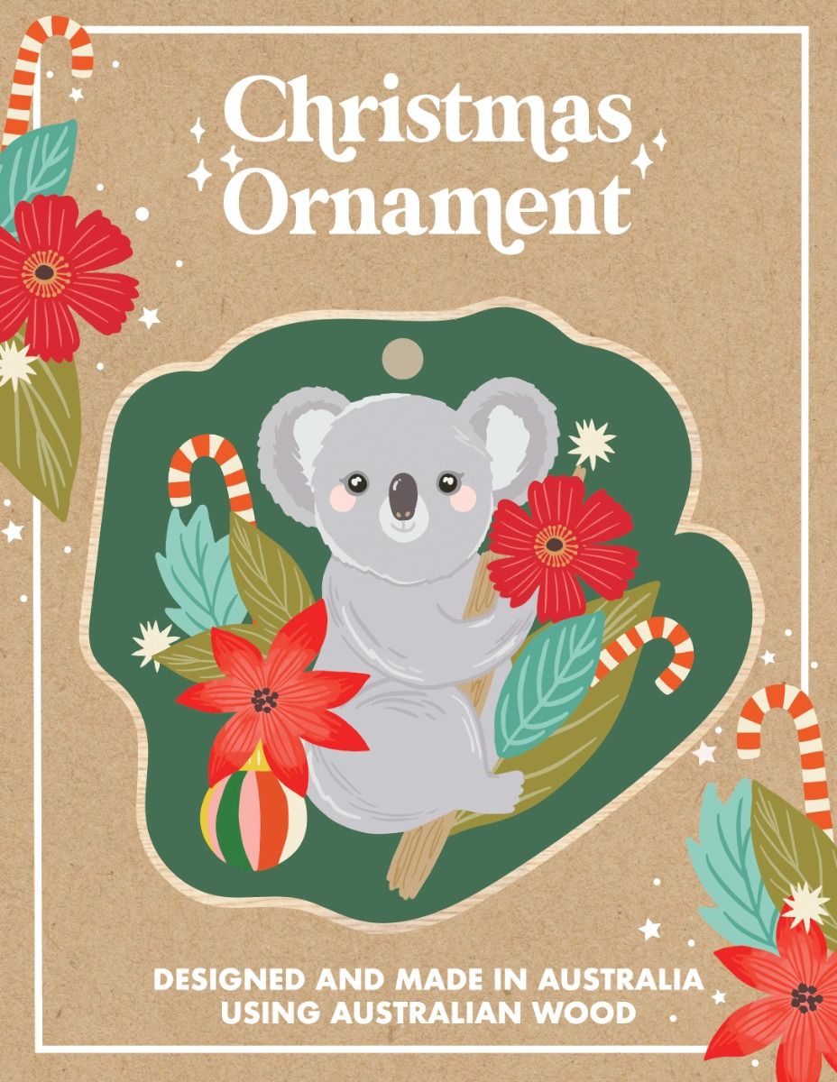 Christie Williams Wooden Christmas Ornaments